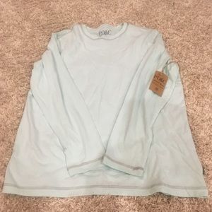 PD&T long sleeve crew - mint color, mint condition